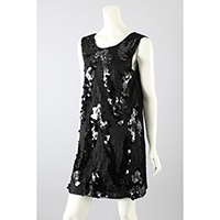 Sequins Knee Length Dress