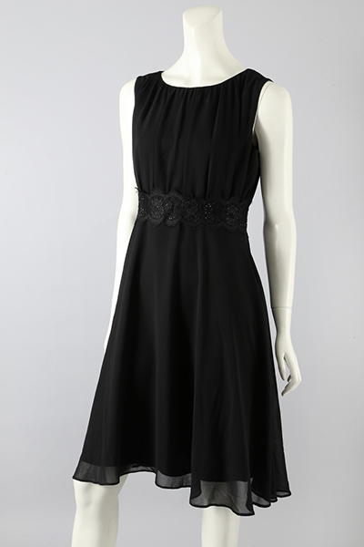 Poly Chiffon Knee Length Dress