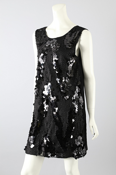 Sequins Knee Length Dress