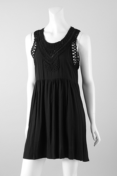 Rayon Embro Trimmed Blouse