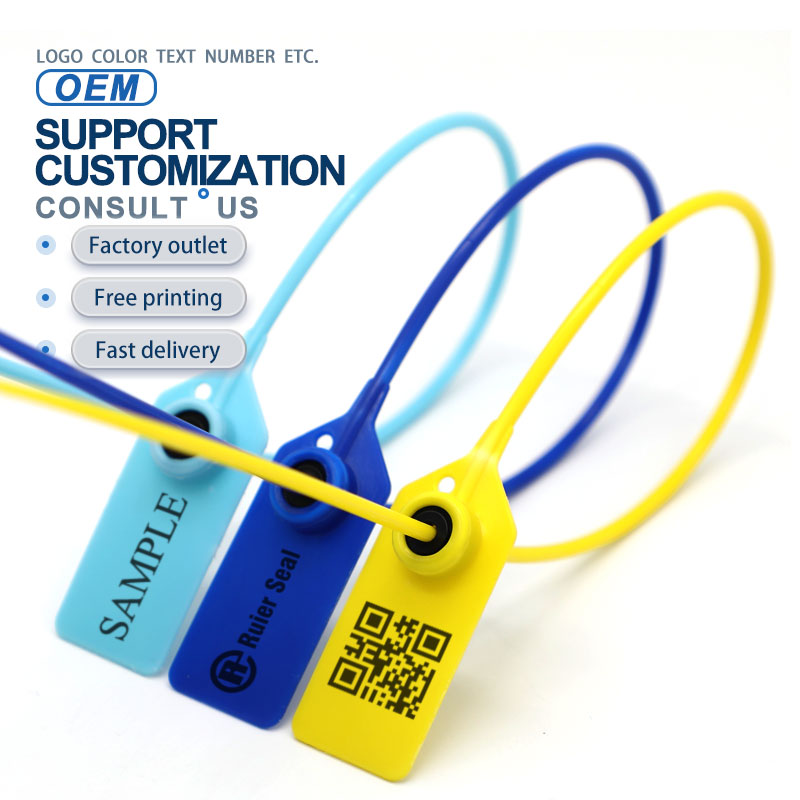 custom plastic seal with logo