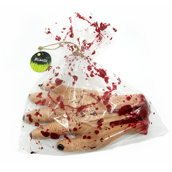 Blood Giant Hand in Bloody Bag