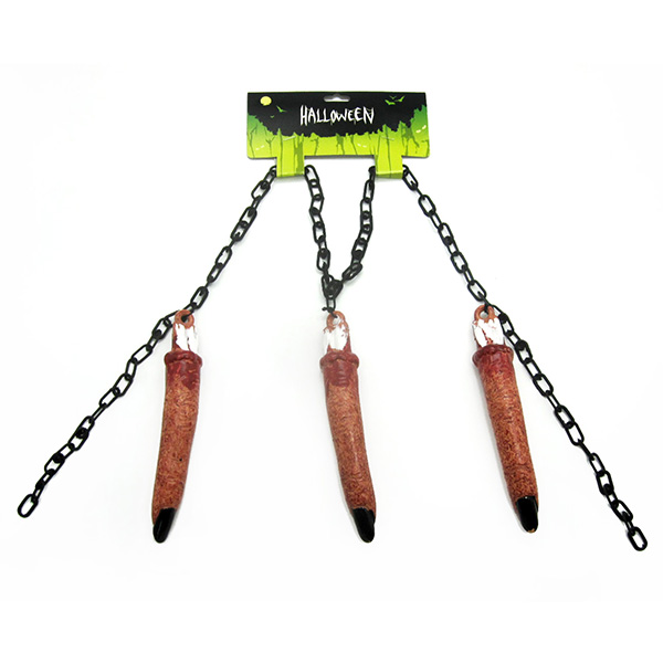 3pcs 7.5 inches Fingers Garland with Black Color Nails