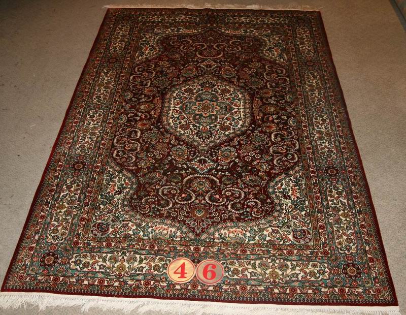 Traditional Hand Knotted Persian Silk Carpets