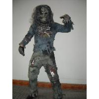 4 pcs. Child size 3D zombie costume