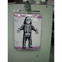 Child's 3D skeleton costume