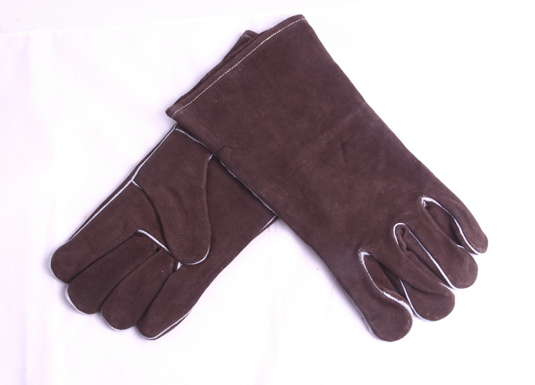 Charcoal-brown Welding Gloves