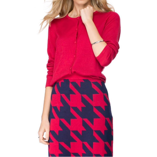 Ladies' Knitted Cardigan & Skirt