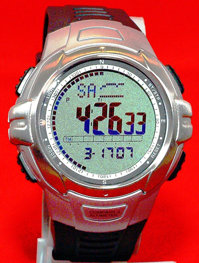 Altimeter, Barometer & Compass Watch (Open Item)
