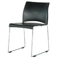 $26 Office Chair Black Plastic Hcc32