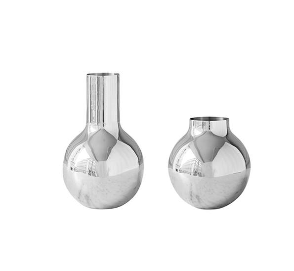 Chrome Vase