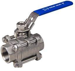 Stainless Steel 3pc Internal Thread Ball Valve