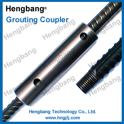 Grouting Coupler For Rebars Splicing