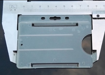 Sell Badge holder Transparent bus card plastic case IC ID card case Credit card holder Injection Molding