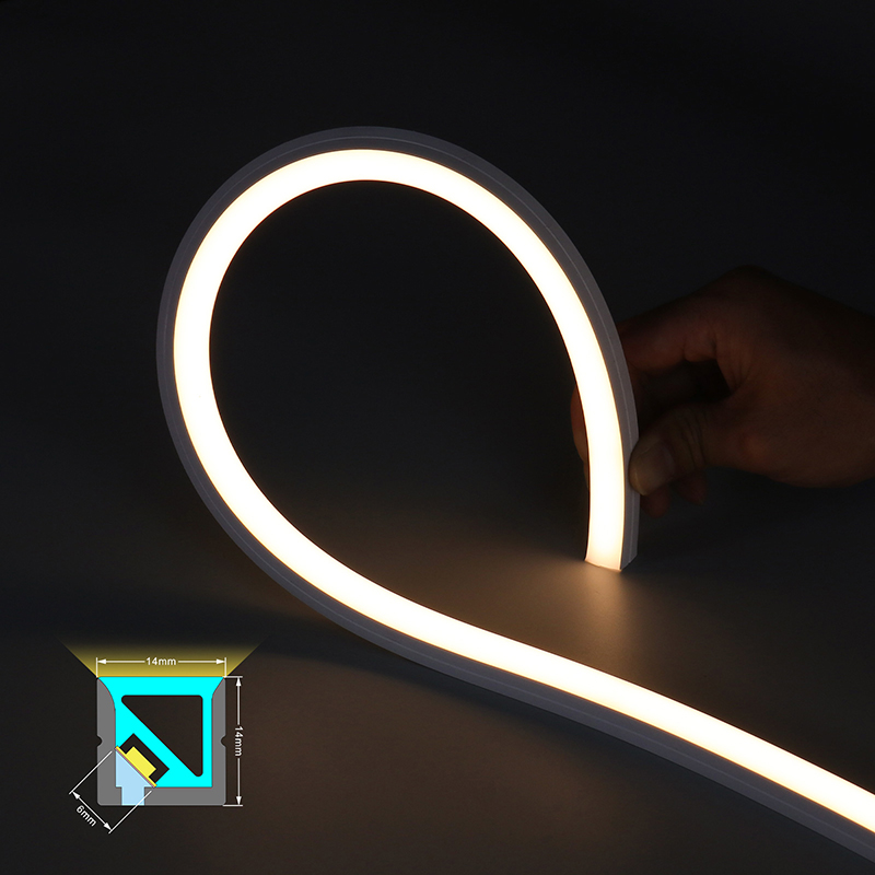 3D Free Bend IP67 Waterproof Injection Endcap Flexible Led Neon Light