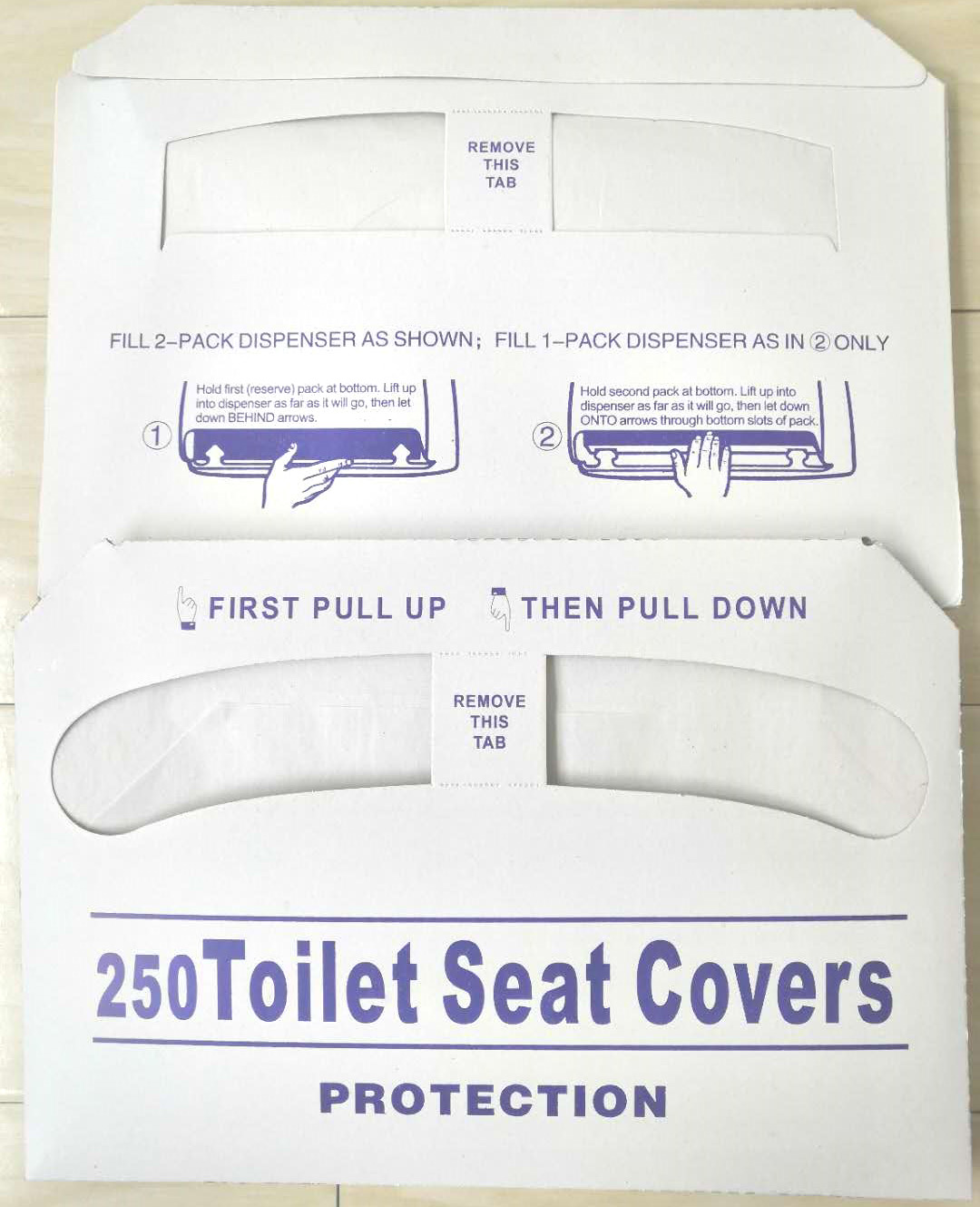 1/2 Fold Paper toilet seat cover