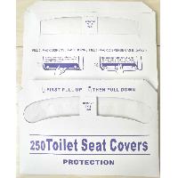 1/2 fold paper toilet seat cover