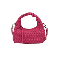 Wrinkle Imitation Leather Hobo