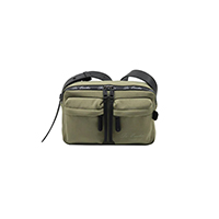 Waterproof Nylon with Cow Leather Crossbody Bag