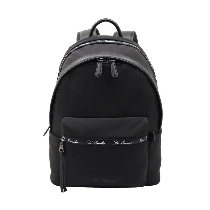 Waterproof Nylon with Cow Leather Backpack