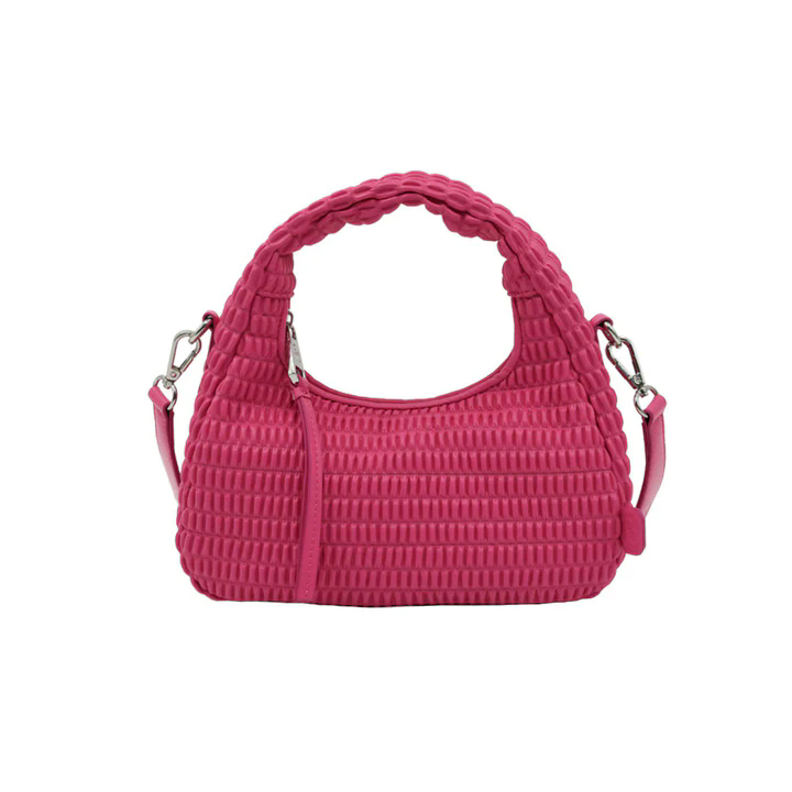 Wrinkle Imitation Leather Hobo