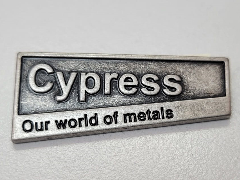 Metal Logo Plate