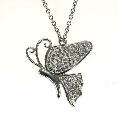 Stainless Steel Butterfly Pendant