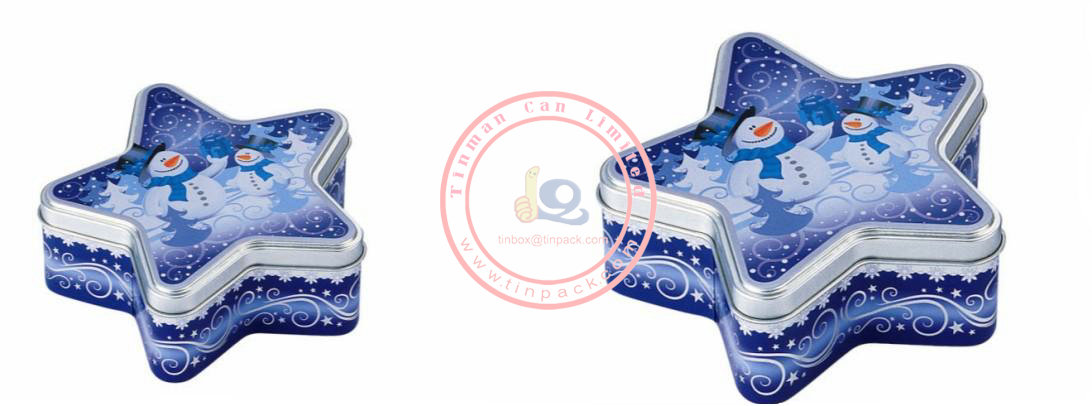 Choclate Tin Tin Stars Gift Tin Box Tin Can