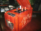 VKOOL Wood Mini Portable Mobile Car Refrigerator /Car Fridge/Car Freezer/Car Cooler