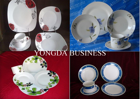 Sell White Porcelain 18/20/24/30 Pieces Dinnerware, Dinner Set.