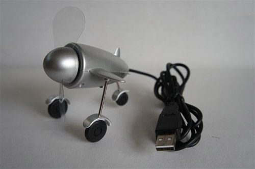 Aeroplane USB Fan-Aluminium