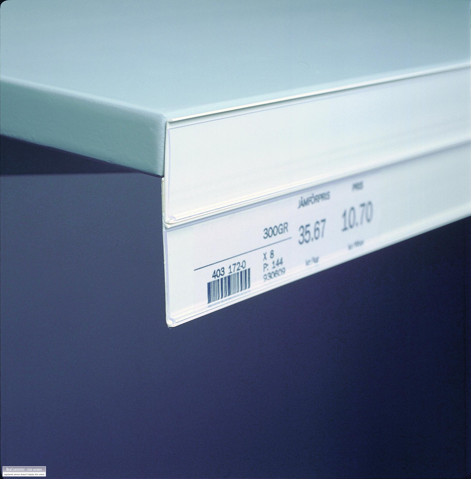 Price Label Holder/datastrip With Tape