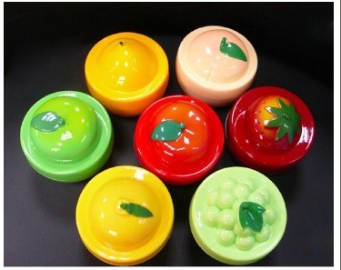 fruit shaped cream jars