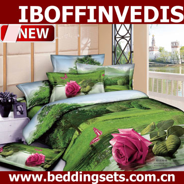 Bedding Set With Duvet Cover Fitted Sheet Pillowcases