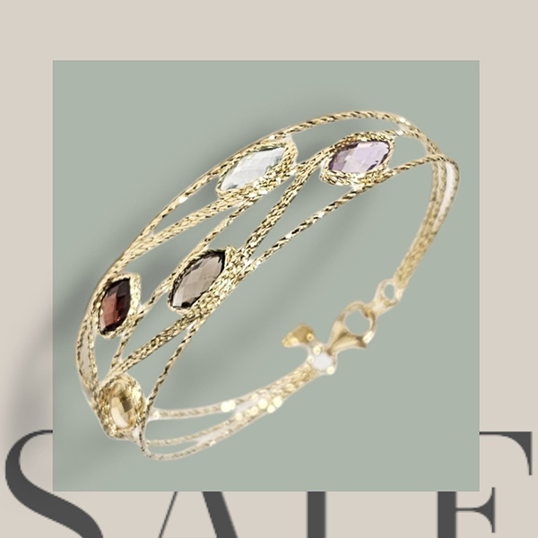 18K Yellow Gold Bangle