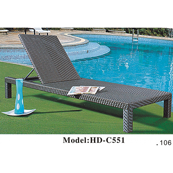 Outdoor Rattan Lounge Chair