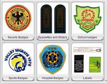 woven badges