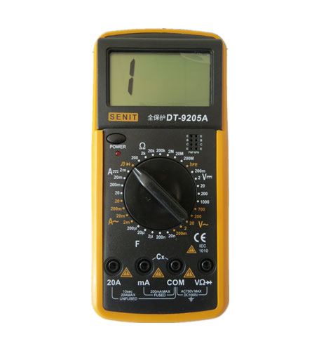 Senit Digital multimeter good price DT9205A manual