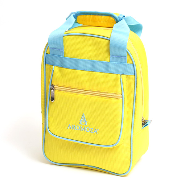 Nylon Sport Zipper Top Closure With Carry Top-Handle Shoes Compartment Bag