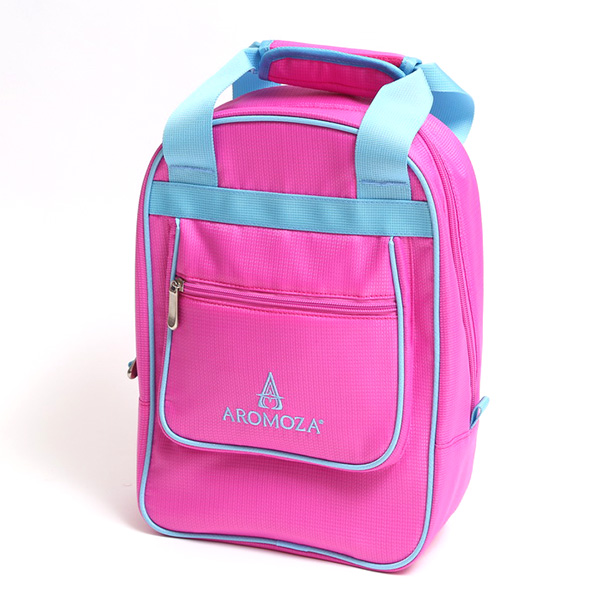 Nylon Sport Zipper Top Closure With Carry Top-Handle Shoes Compartment Bag