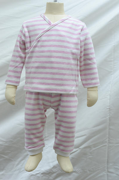 Striped Baby Girls Jersey Set