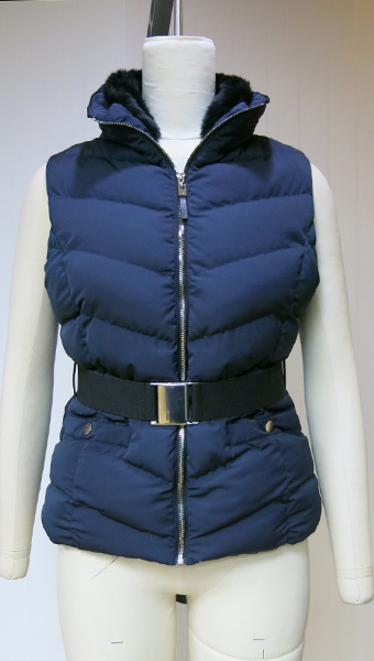 Ladies Padded Belted Gilet