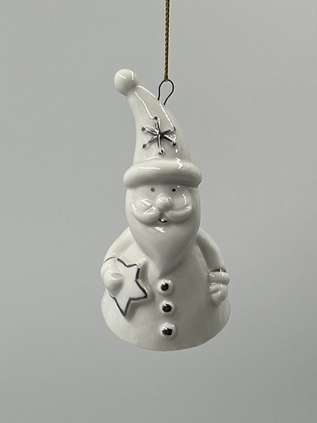 Ceramic Santa Hanging Dec