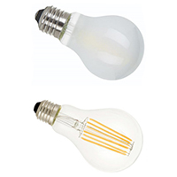 A60-10W Clear/Frosted LED Filament, A60-10W-DF