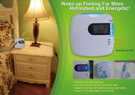 Vibration Alarm Clock