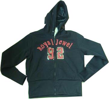 Women's Zipper Coat With Hoop