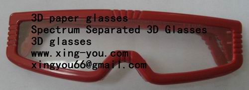 Spectrum Separated 3d Glasses
