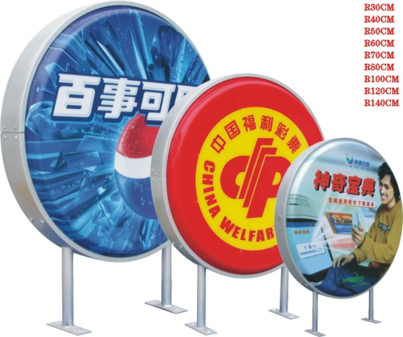 Round Plastic Light Box