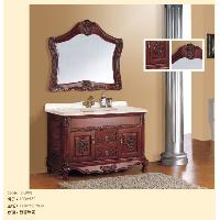 Hot Sale Antique Oak Wood Bathroom Vanity Fg001