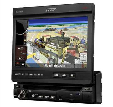 Car One Din All-In-One 7 inches TFT DVD Player